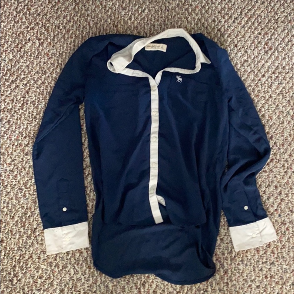 High Low Button Up. Abercrombie & Fitch - image 1